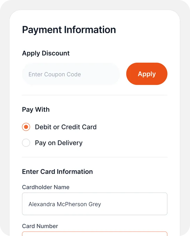 Payment Info